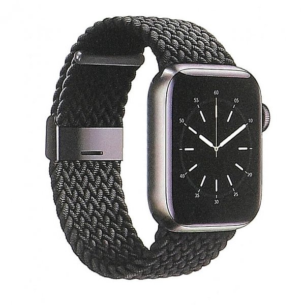 Apple Watch 38/40/41/42mm Band Braided Nylon Black