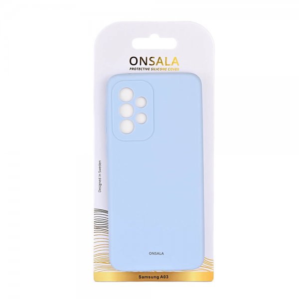 Samsung Galaxy A03 Case Silicone Light Blue