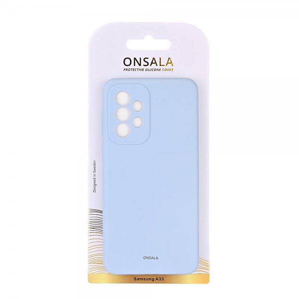Samsung Galaxy A33 5G Case Silicone Light Blue