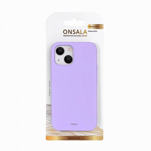 iPhone 13/iPhone 14 Case Silicone Purple