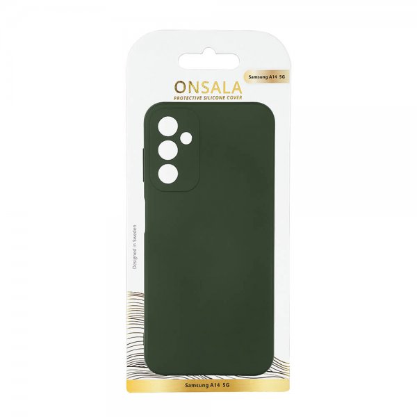 Samsung Galaxy A14 Case Silicone Dark Green
