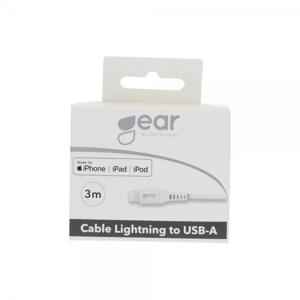 Charging Cable Lightning to USB-A 3m MFI White