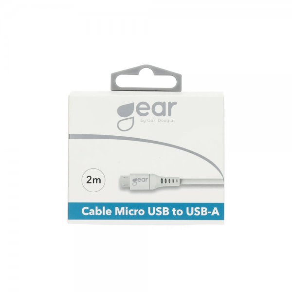 Charging Cable Micro-USB to USB-A 2m White