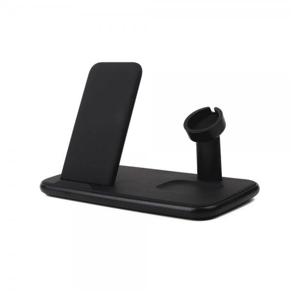 Wireless Triple QI Charger Phone/Watch/Airpods 20W Black
