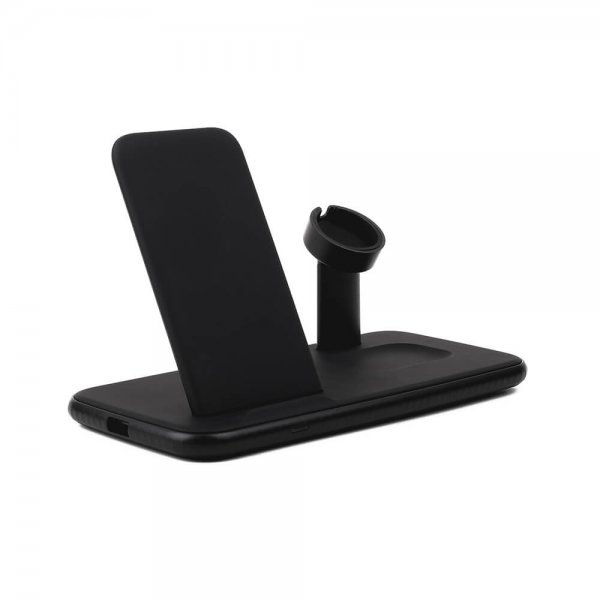Wireless Triple QI Charger Phone/Watch/Airpods 20W Black