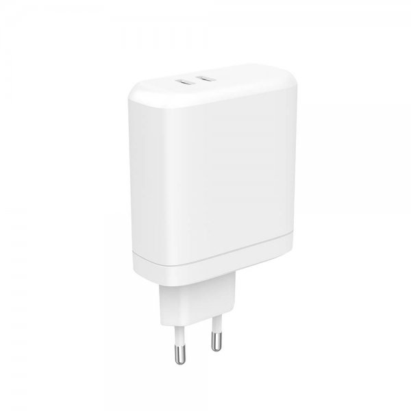 Charger 2xUSB-C PD 60W White