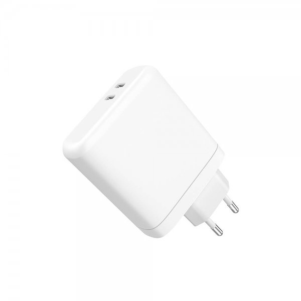 Charger 2xUSB-C PD 60W White