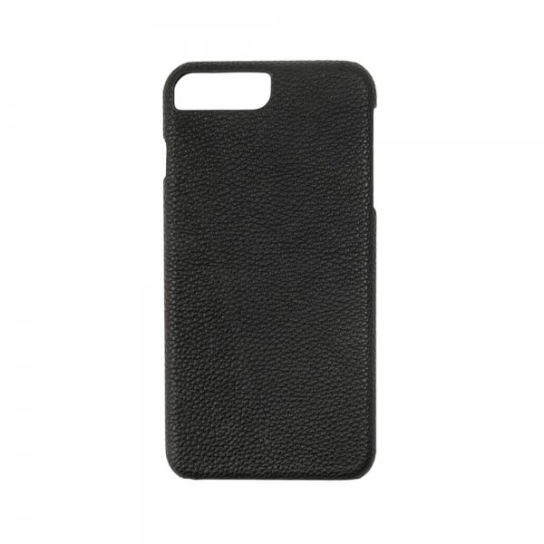 iPhone 6/6S Plus/iPhone 7 Plus/iPhone 8 Plus Case Genuine Leather Black
