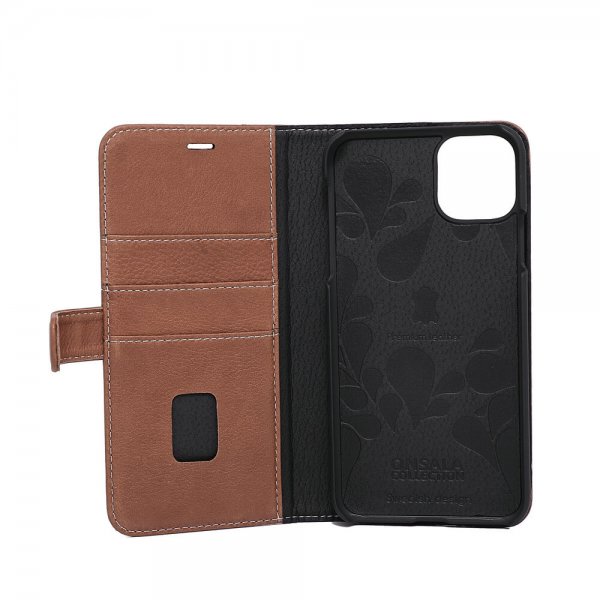 iPhone 11 Pro Max Cover Genuine Leather Brown