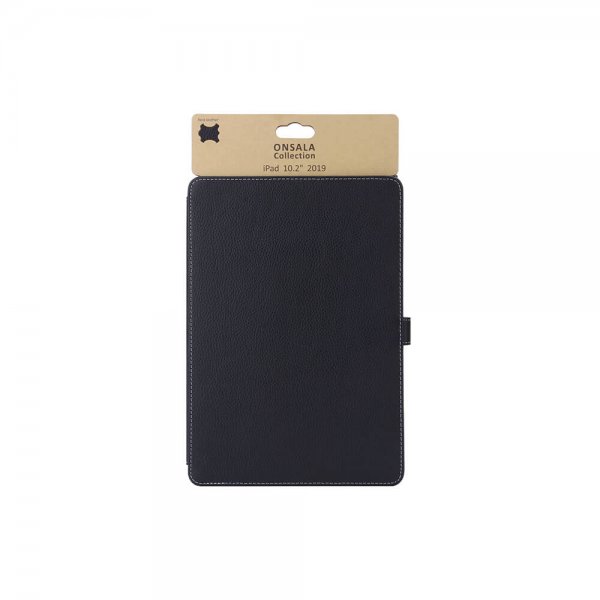 iPad 10.2 (gen 7/8/9) Cover Genuine Leather Black