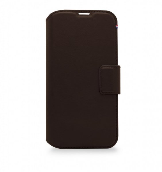 iPhone 14 Plus Cover Leather Detachable Wallet Brown