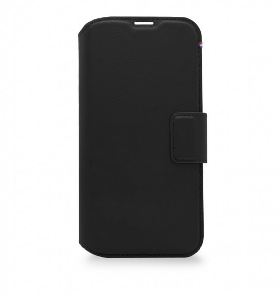 iPhone 14 Plus Cover Leather Detachable Wallet Black