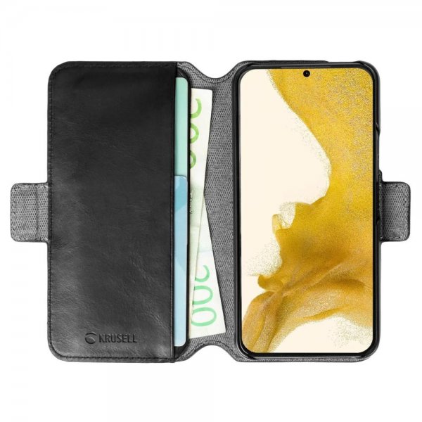 Samsung Galaxy S22 Plus Cover Leather PhoneWallet Black