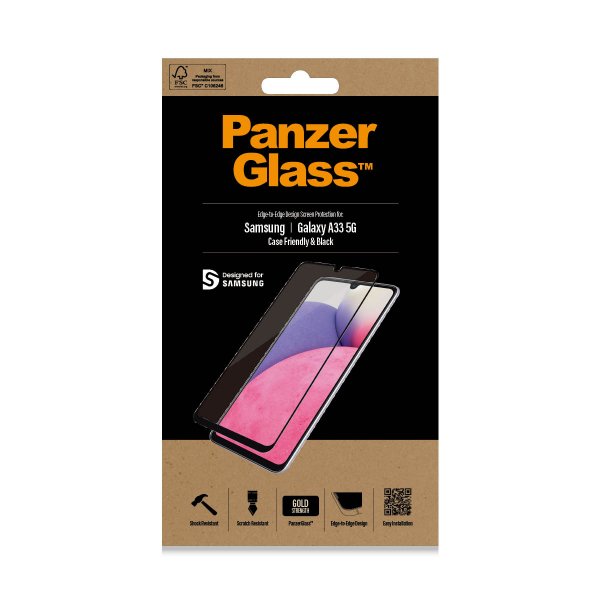 Samsung Galaxy A33 5G Screen Protector CaseFriendly