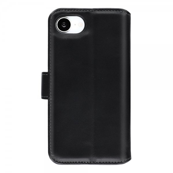 iPhone 16e/17e Cover Essential Leather Raven Black