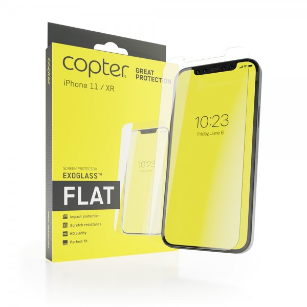 iPhone Xr/11 Screen Protector Exoglass Flat