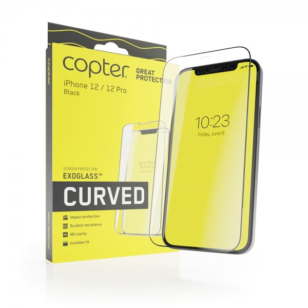 iPhone 12/iPhone 12 Pro Screen Protector Exoglass Curved