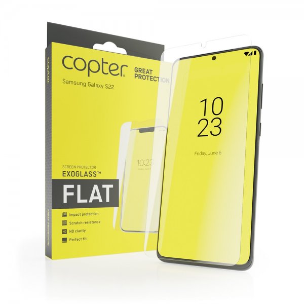 Samsung Galaxy S22 Screen Protector Exoglass Flat