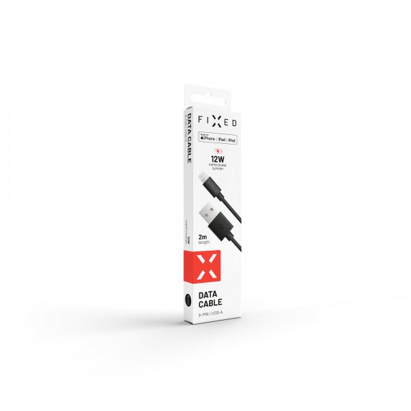 Cable USB-A/Lightning 2m Black