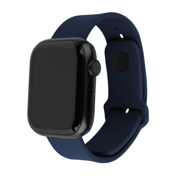 Apple Watch 44/45/46mm Band Silicone Sporty Strap Blue