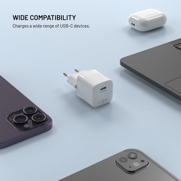 Charger Mini PD 30W GaN USB-C White