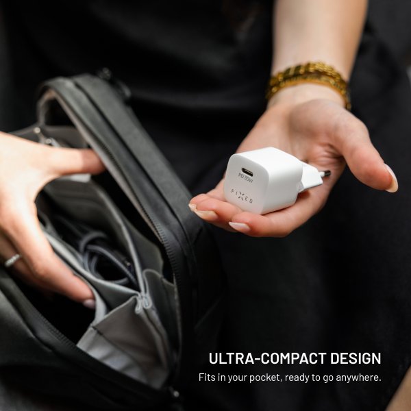 Charger Mini PD 30W GaN USB-C White