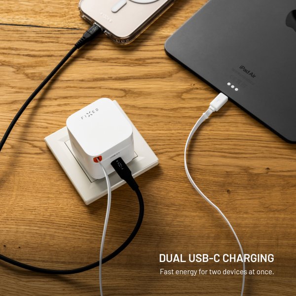 GaN65 Charger with extendable USB-C Cable 65W