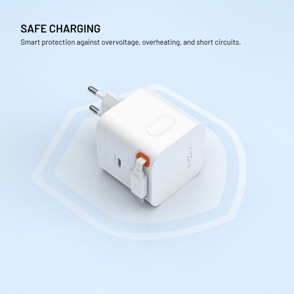 GaN65 Charger with extendable USB-C Cable 65W