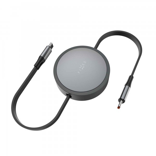 Utdragbar Cable USB-C 100W 1m Black