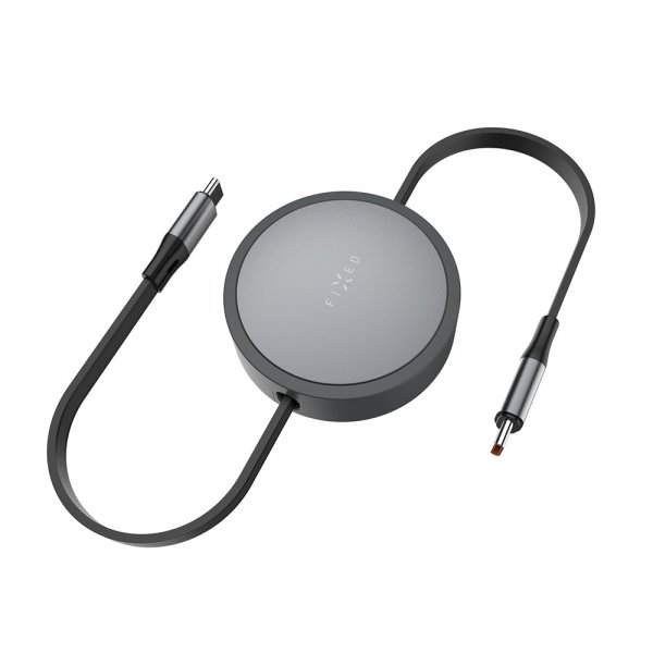 Utdragbar Cable USB-C 100W 1m Black