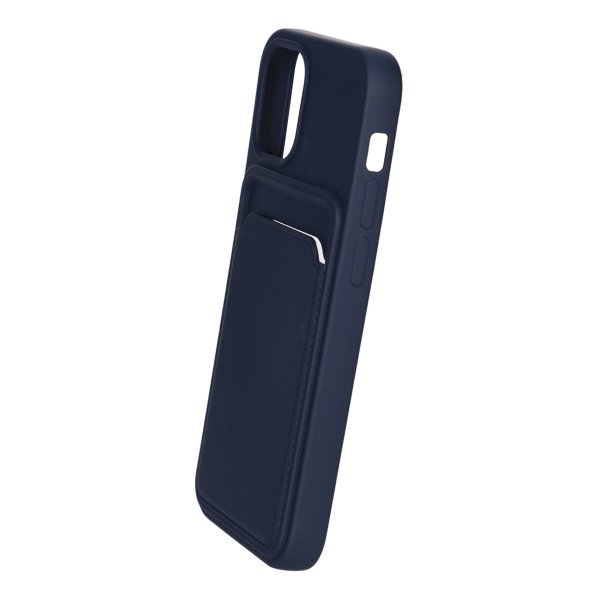 iPhone 12 Mini Case Card Holder Blue