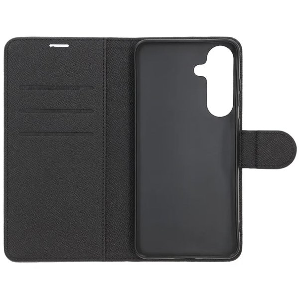Samsung Galaxy S25 FE Cover with Card Slot Stand Function Black