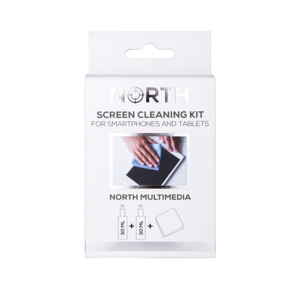 Cleaning kit for mobile 2x liquid 30ml and cleaning cloth