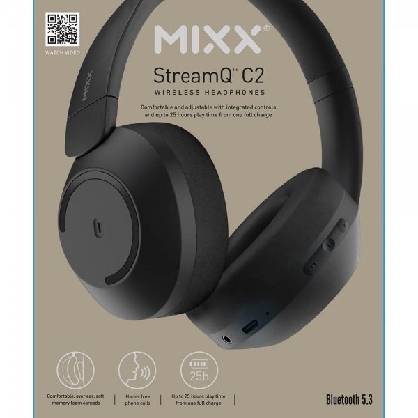 Headphones StreamQ C2 Over-Ear Black