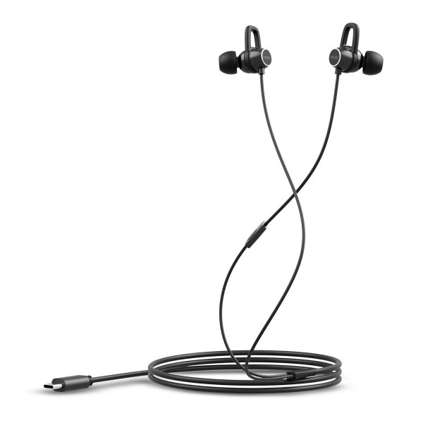 Wired Headphones SoundPort USB-C Black