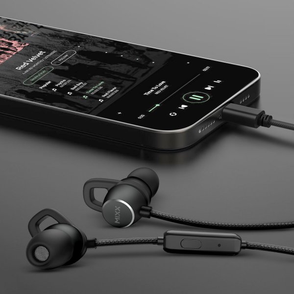 Wired Headphones SoundPort USB-C Black
