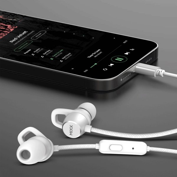 Wired Headphones SoundPort USB-C White