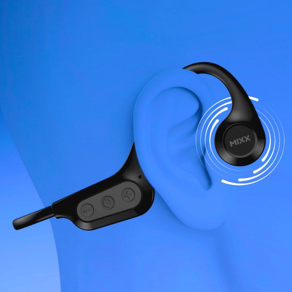 Wireless Headphones Resonate Bone Conduction Black