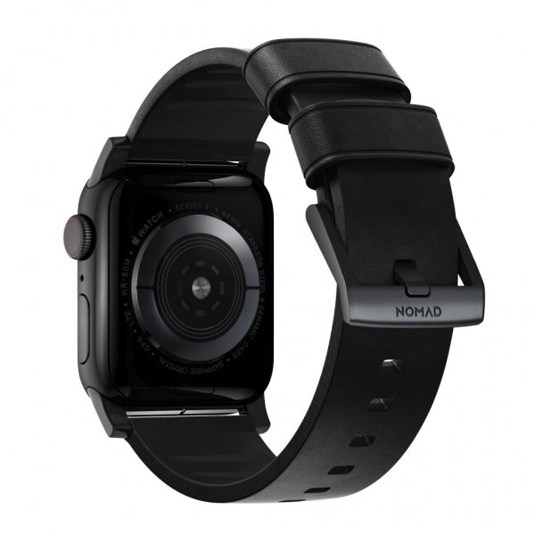 Apple Watch 44/45/46mm/Apple Watch Ultra Band Active Band Pro Black Hardware Svart