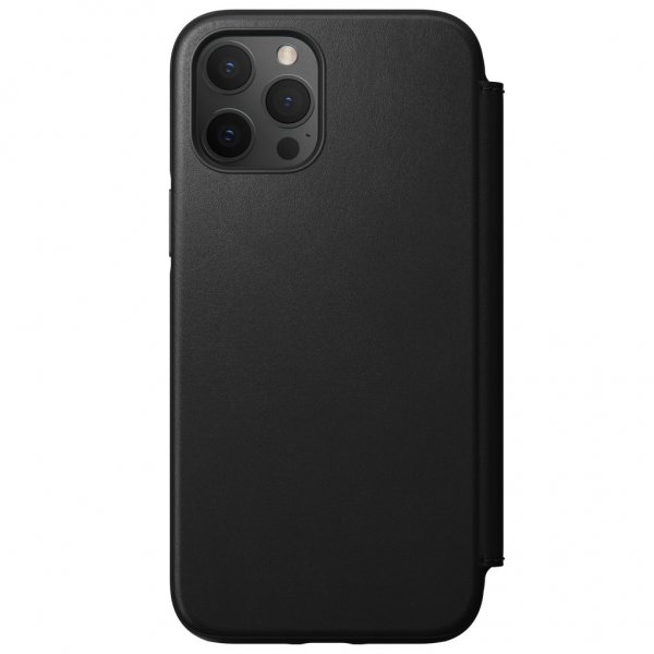 iPhone 12 Pro Max Cover Rugged Folio MagSafe Black