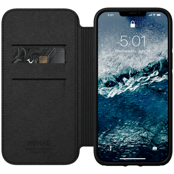iPhone 12 Pro Max Cover Rugged Folio MagSafe Black