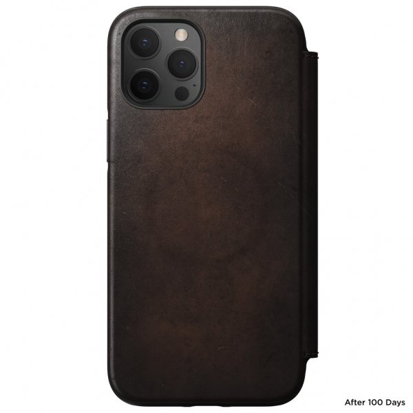 iPhone 12 Pro Max Cover Rugged Folio MagSafe Rustic Brown