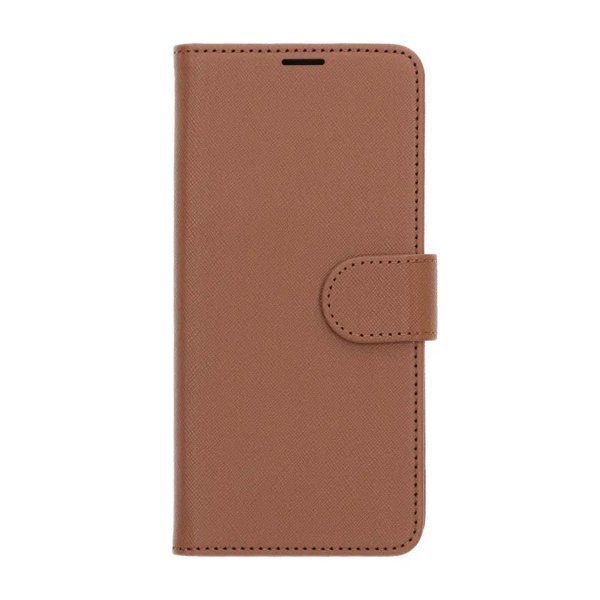 Samsung Galaxy S25 FE Cover with Card Slot Stand Function Brown