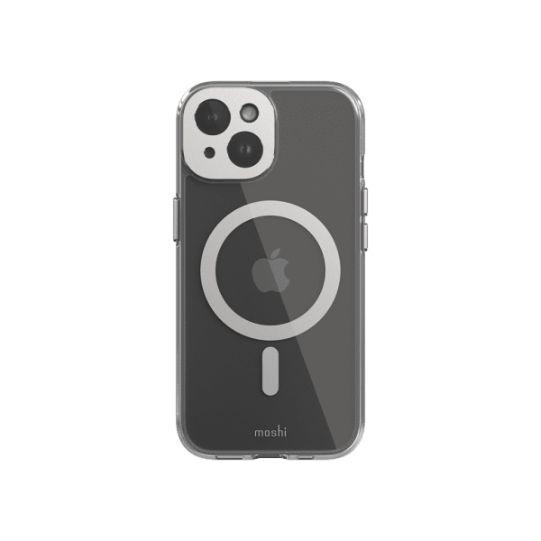 iPhone 15 Case iGlaze MagSafe Luna Silver