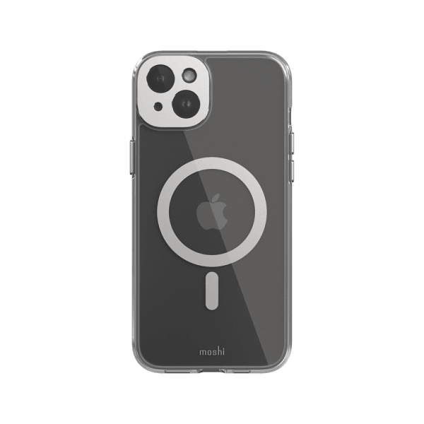 iPhone 15 Plus Case iGlaze MagSafe Luna Silver