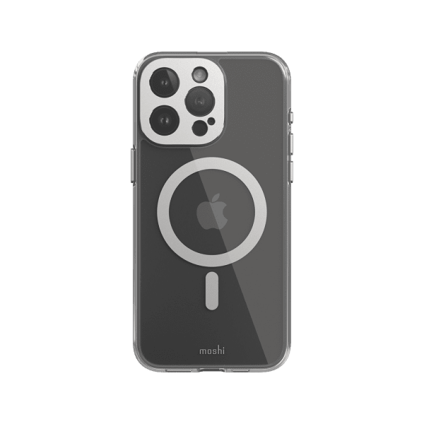 iPhone 15 Pro Max Case iGlaze MagSafe Luna Silver