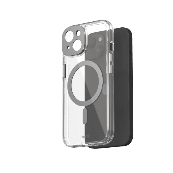 iPhone 15 Case iGlaze MagSafe Meteorite Gray