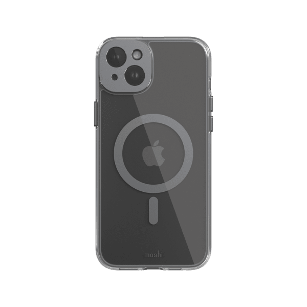 iPhone 15 Plus Case iGlaze MagSafe Meteorite Gray