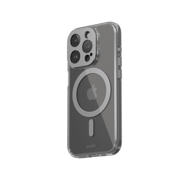 iPhone 15 Pro Case iGlaze MagSafe Meteorite Gray