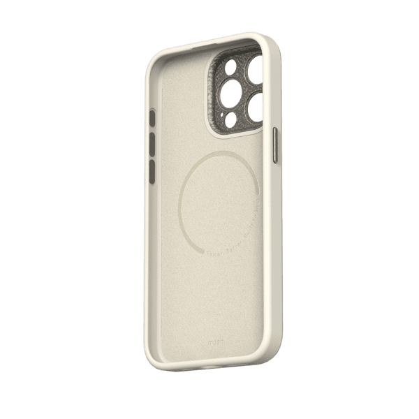 iPhone 15 Pro Max Case Napa MagSafe Eggnog White
